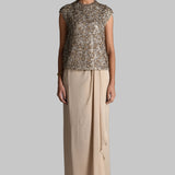 AMARA TOP WITH DRAPED SKIRT