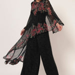 PAISLEY PRINTED SIDE TRAIL JUMPSUIT Namrata Joshipura Online