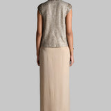 AMARA TOP WITH DRAPED SKIRT