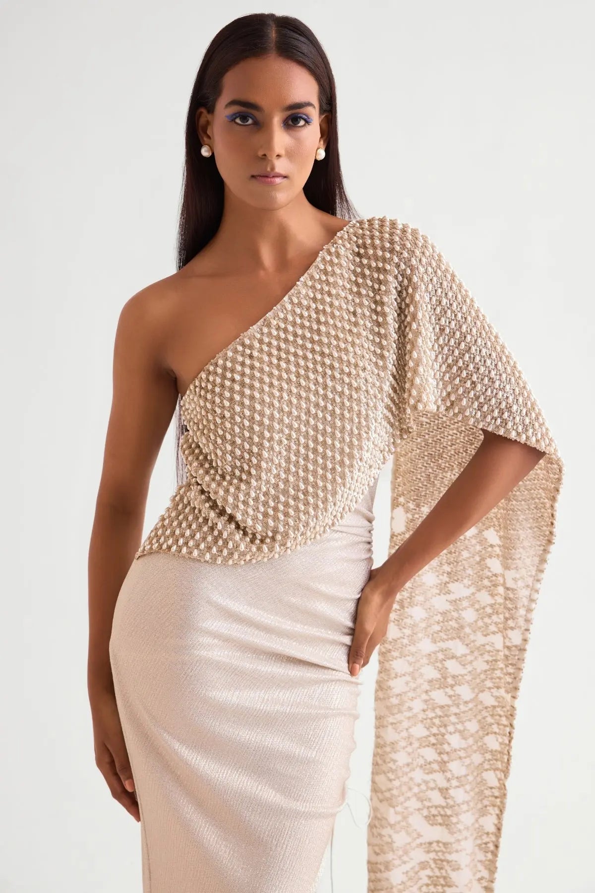 Pearl Drops One Off-shoulder Namrata Joshipura Online