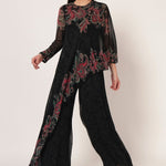 PAISLEY PRINTED SIDE TRAIL JUMPSUIT Namrata Joshipura Online