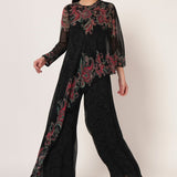 PAISLEY PRINTED SIDE TRAIL JUMPSUIT Namrata Joshipura Online
