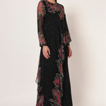 PAISLEY PRINTED SIDE TRAIL JUMPSUIT Namrata Joshipura Online