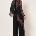 PAISLEY PRINTED SIDE TRAIL JUMPSUIT Namrata Joshipura Online