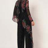 PAISLEY PRINTED SIDE TRAIL JUMPSUIT Namrata Joshipura Online