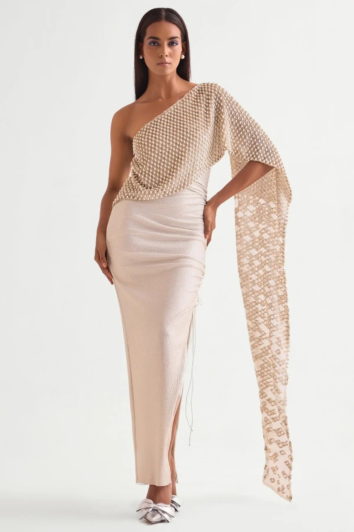 Pearl Drops One Off-shoulder Namrata Joshipura Online