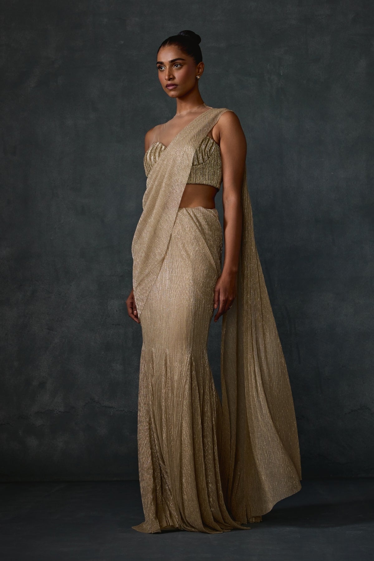 Glissara Godet Draped Saree Namrata Joshipura Online
