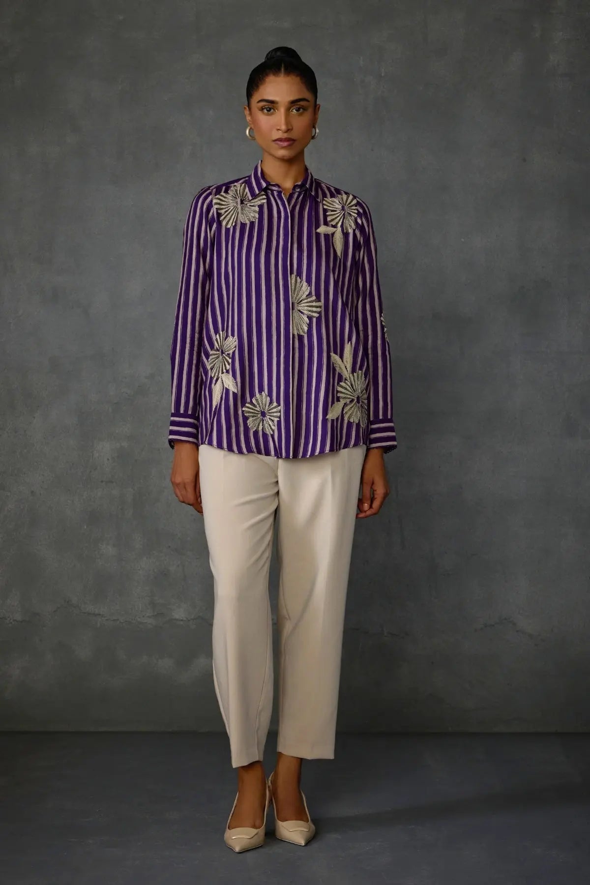 Moonwilt Stripes Shirt Namrata Joshipura Online