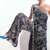 Cerelia Fern One Off Shoulder Jumpsuit Namrata Joshipura