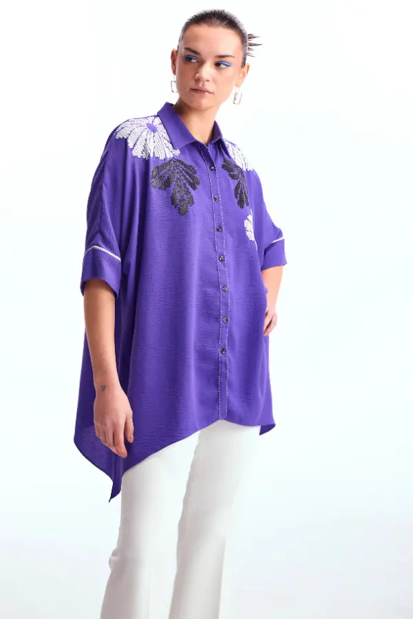 Zebrina  Asymmetric Hem Tunic Namrata Joshipura