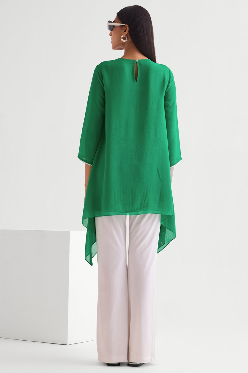 Mila Asymmetric Long Tunic