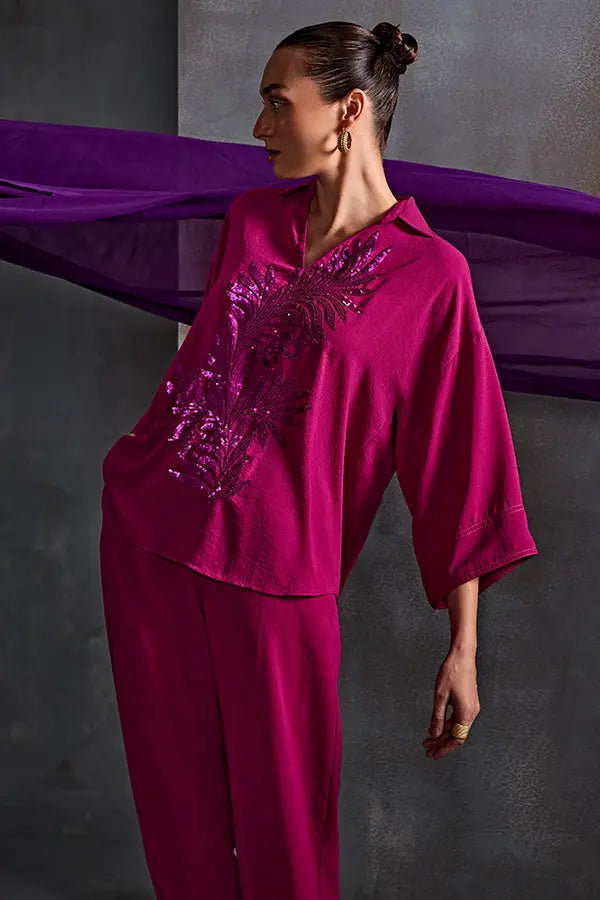Autumn Fern Boxy Co-Ord Set Namrata Joshipura