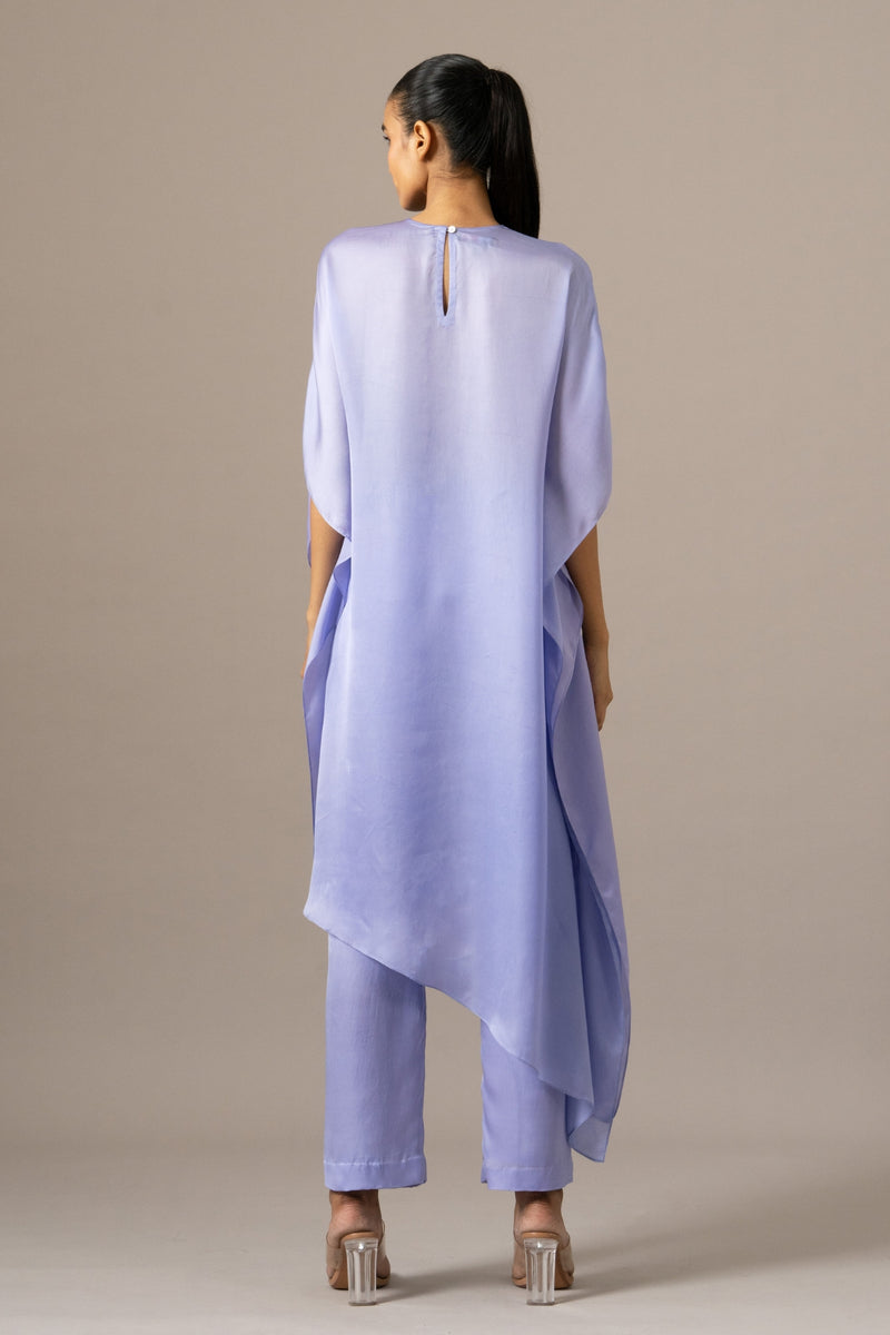 Matrix Yoke Embroidered Kaftan Set
