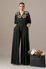 Moonflower Box Pleat Jumpsuit