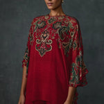 Paisley Side Frill Tunic Namrata Joshipura Online