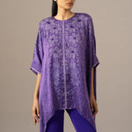 Pansy Flower Handkerchief Tunic Namrata Joshipura Online