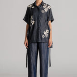 MOON PETAL WAIST TIE CO-ORDSET
