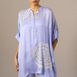 Rosette Zipper Handkerchief Tunic Namrata Joshipura Online