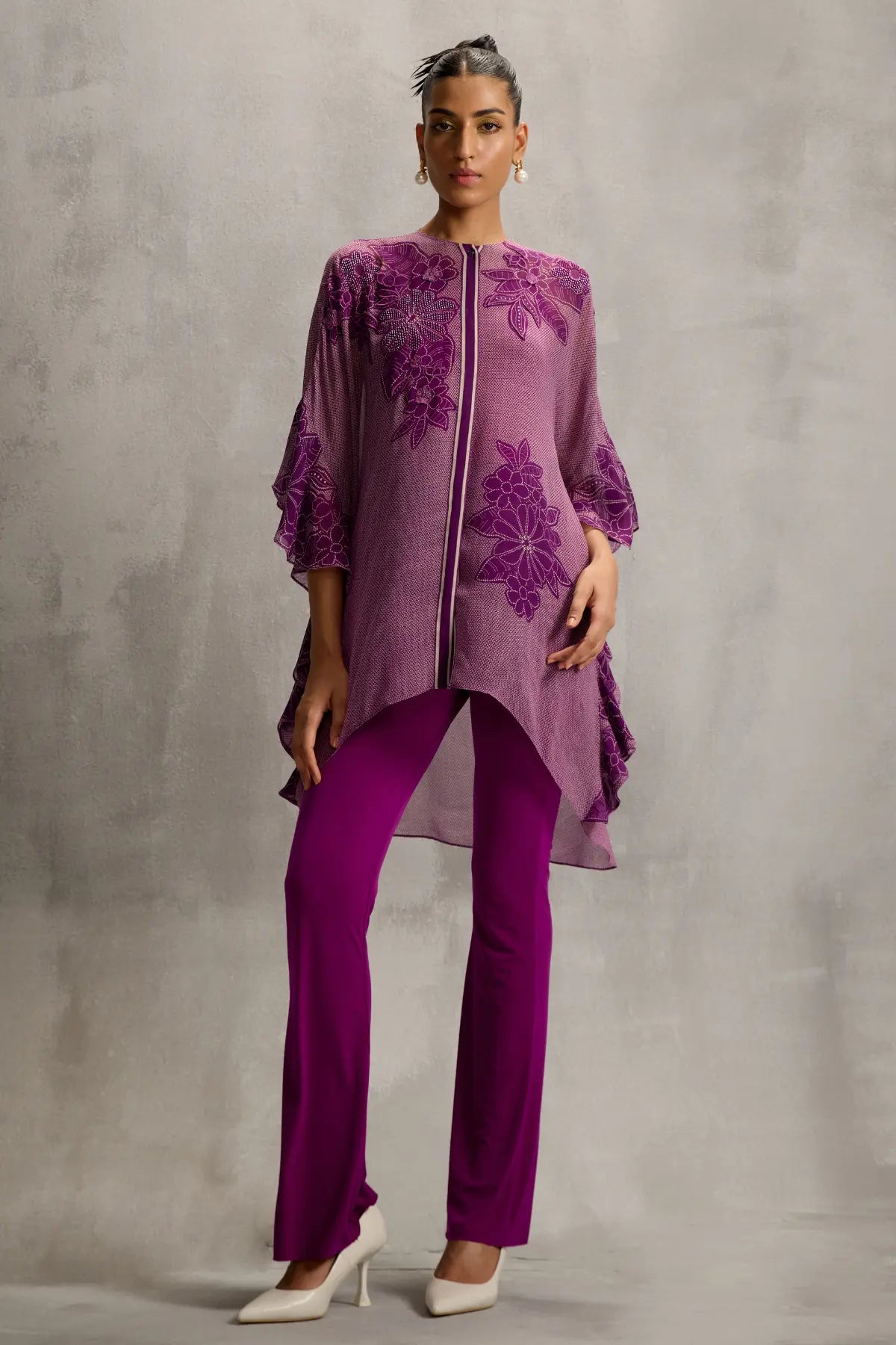 Hitachi Side Ruffled Tunic Namrata Joshipura