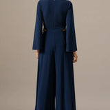 Baroque Waist Embroidered Side Cut Jumpsuit Namrata Joshipura Online