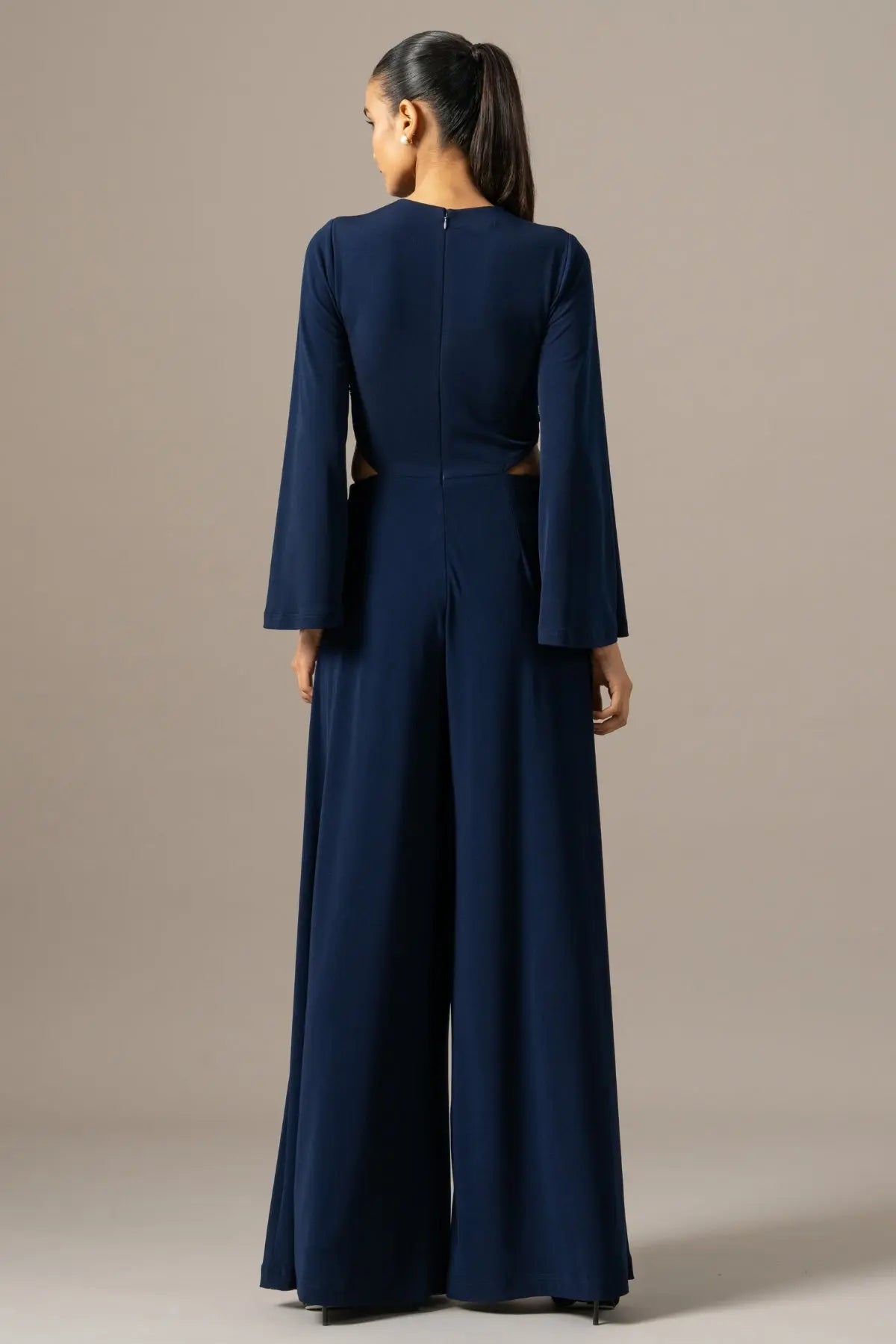 Baroque Waist Embroidered Side Cut Jumpsuit Namrata Joshipura Online