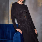 Crystal Square Cut Out Gown Namrata Joshipura