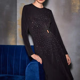 Crystal Square Cut Out Gown Namrata Joshipura