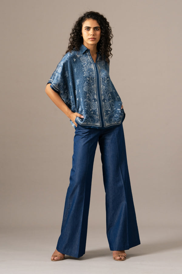 Paisley Scarf Top