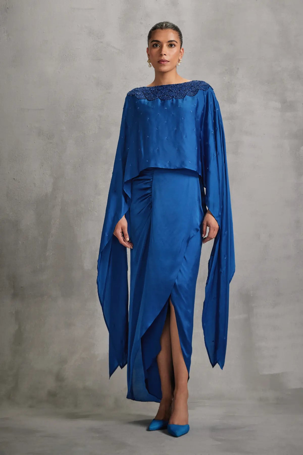 Nebula Cape with Skirt Namrata Joshipura