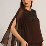 MIDNIGHT BLOOM DOUBLE LAYER TOP Namrata Joshipura Online