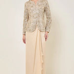 Amara Intricate Jacket With Drape Skirt Namrata Joshipura Online