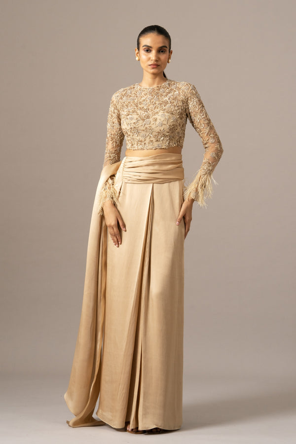 Rose Garden Draped Saree