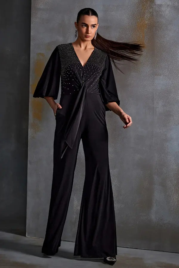 Crystal Square Tie Up Jumpsuit Namrata Joshipura