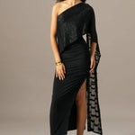 Grille One Shoulder Gown Namrata Joshipura Online