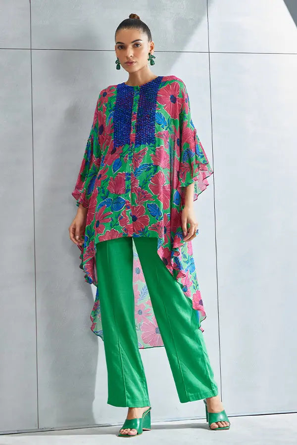Zinnia Frill Sleeve Tunic Namrata Joshipura