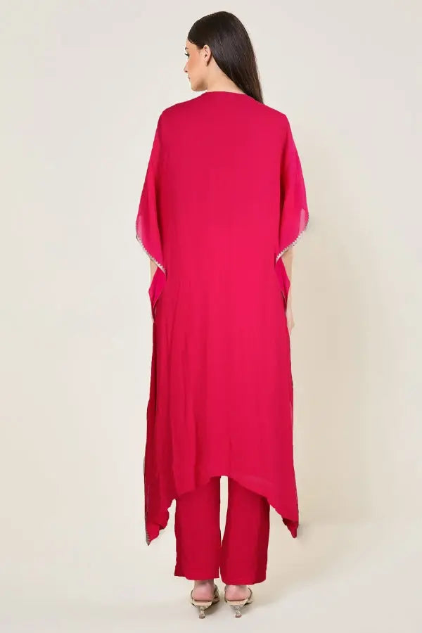 AMARA INTRICATE YOKE KAFTAN WITH PANTS Namrata Joshipura Online