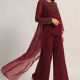 SILVER DUST FRONT FLAP JUMPSUIT Namrata Joshipura Online