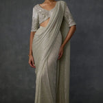 Peizuli Metalic Draped Saree Namrata Joshipura Online