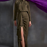 Autumn Fern Boxy Shirt Namrata Joshipura
