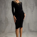 Rosettes Drape Dress Namrata Joshipura