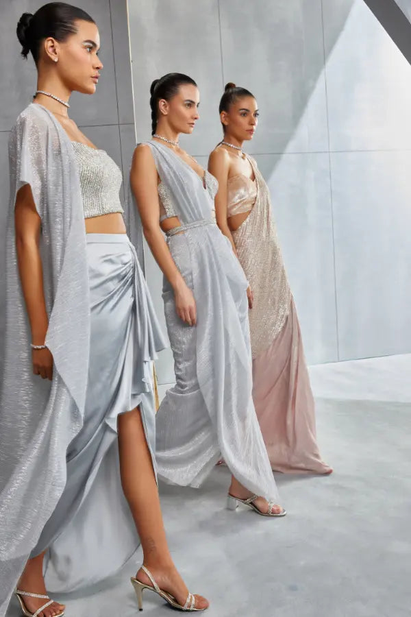 Metallic Cord Shimmer Set Namrata Joshipura