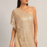 AMARA ONE SHOULDER MESH JUMPSUIT Namrata Joshipura Online