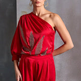 Calathea One Off Shoulder Top Namrata Joshipura