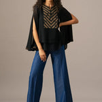 Matrix Zipper Double Layer Top Namrata Joshipura Online