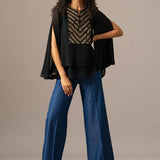Matrix Zipper Double Layer Top Namrata Joshipura Online