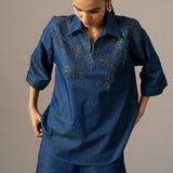Grace Zipper Top With Pants Namrata Joshipura Online