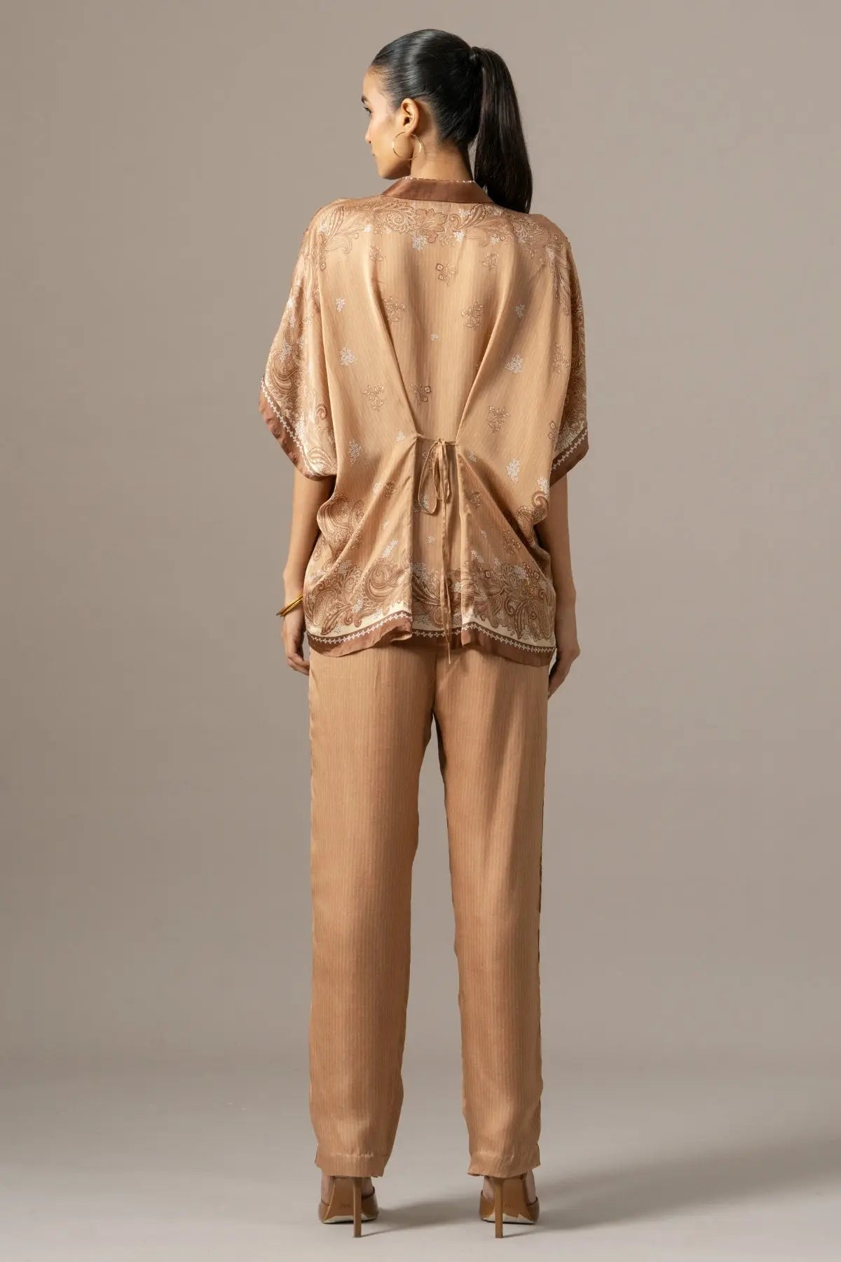 PAISLEY PRINTED SCARF COORDSET Namrata Joshipura Online