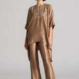 SHIMMER PAISLEY HANDKERCHIEF TUNIC