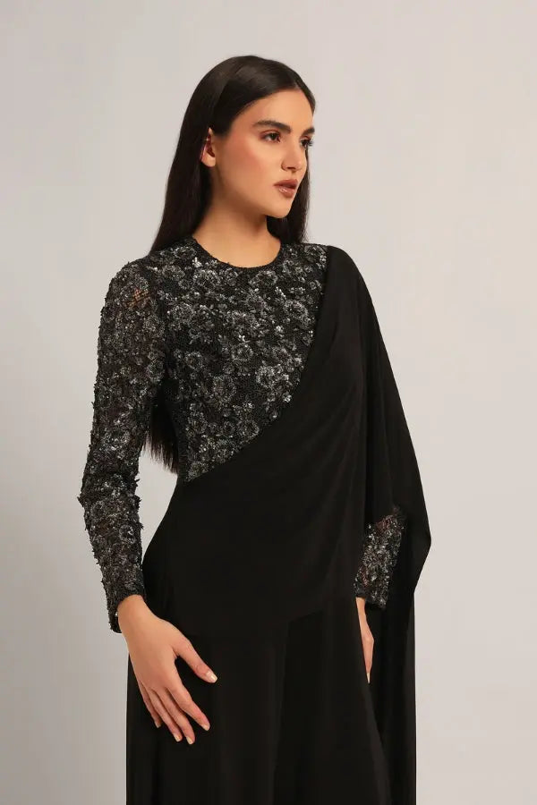Intricate Amara Drape Jumpsuit Namrata Joshipura Online