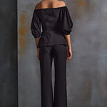Midnight Off Shoulder Pant Set Namrata Joshipura